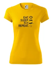 Eat sleep fly repeat