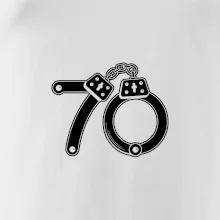 Narozeninové tričko pro policajta - pouta 70