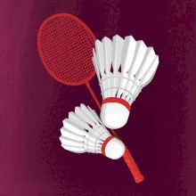Badminton - pálka a košík