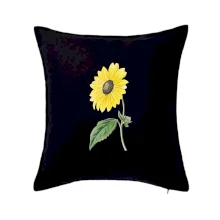 Slunečnice otočená