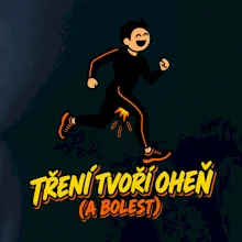 Běžecké tření tvoří oheň