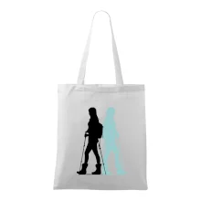 Nordic walking figury - žena