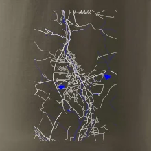 Vrchlabí - Mapa s vodními toky