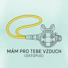 Mám pro tebe vzduch záložní regulátor se žlutou hadicí