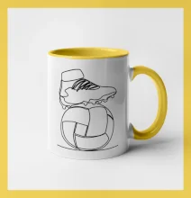 Fotbalový míč kopačka jedním tahem