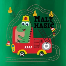 Malý hasič - auto a dinosaurus