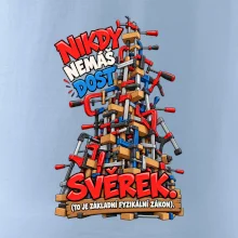 Nikdy nemáš dost svěrek - vysoká věž truhlářských svěrek