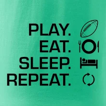 Play Eat Sleep Repeat americký fotbal