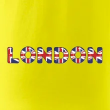 Nápis London vlajka