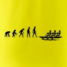 Evoluce veslování 3 lidi