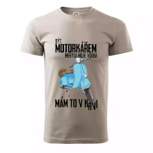 Být motorkářem nebyla moje volba skútr