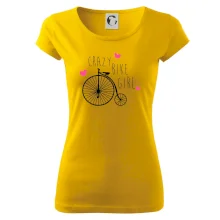 Crazy bike girl