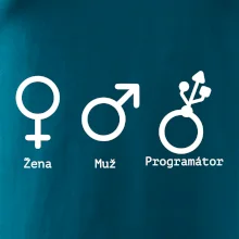 Muž žena programátor