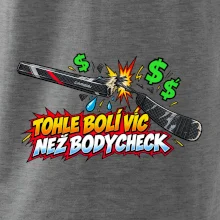 Zlomená hokejka bolí víc než bodycheck
