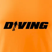 Diving nápis potápěč