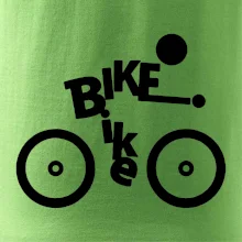 Bike nápis postava