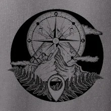 Cestování - hory kompas