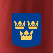 Švédský znak tři korunky velký