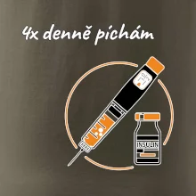4x denně píchám Insulin