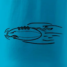 Americký fotbal letící míč