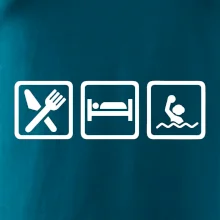 Eat sleep vodní pólo v řadě