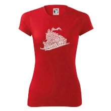 Stará lokomotiva z not