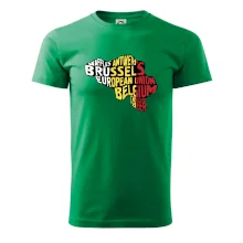 Mapy - názvy měst - Belgie