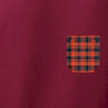 Flanelové triko červené