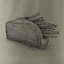 Školní penál kreslený