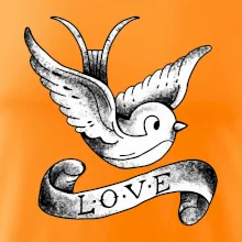 Love holubice - kreslená