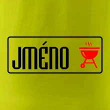 Triko na grilování s vlastním jménem Triko na grilování s vlastním jménem