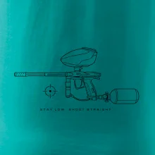 Minimalistický marker stay low shoot straight