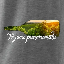 To jsou panoramata vinice