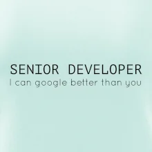 Senior developer google better than you