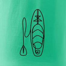 Paddleboard jedním tahem