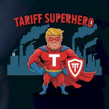 Tariff Superhero Trump
