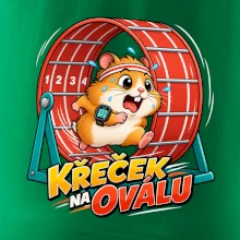 Běžecký křeček na oválu