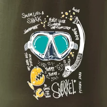 Potapěčské brýle text