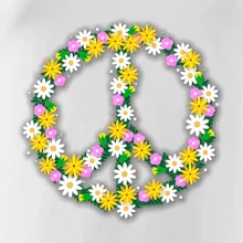 Peace symbol kopretiny