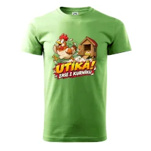 Útěk slepice z kurníku