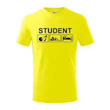 Pít užívat spát - student