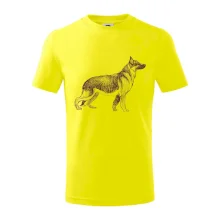 Německý ovčák -  kreslený skica