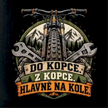 Do kopce z kopce hlavně na kole