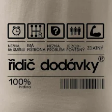 Čárový kód - řidič dodávky