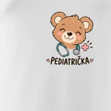 Pediatrička s medvídkem a stetoskopem - malý potisk