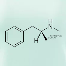 Molekulární struktura pervitin