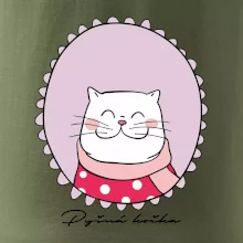 Pyšná kočka fialová