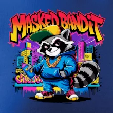 Mýval - masked bandit grafitti