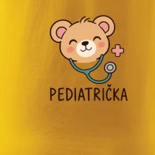 Pediatrička - minimalistický medvídek s křížkem