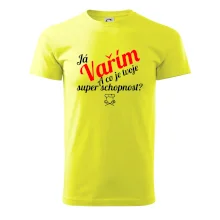 Já vařím - tvoje superschopnost? šikmý nápis